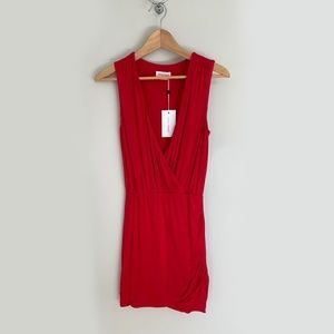Lovers and Friends Red Jersey Mini Dress